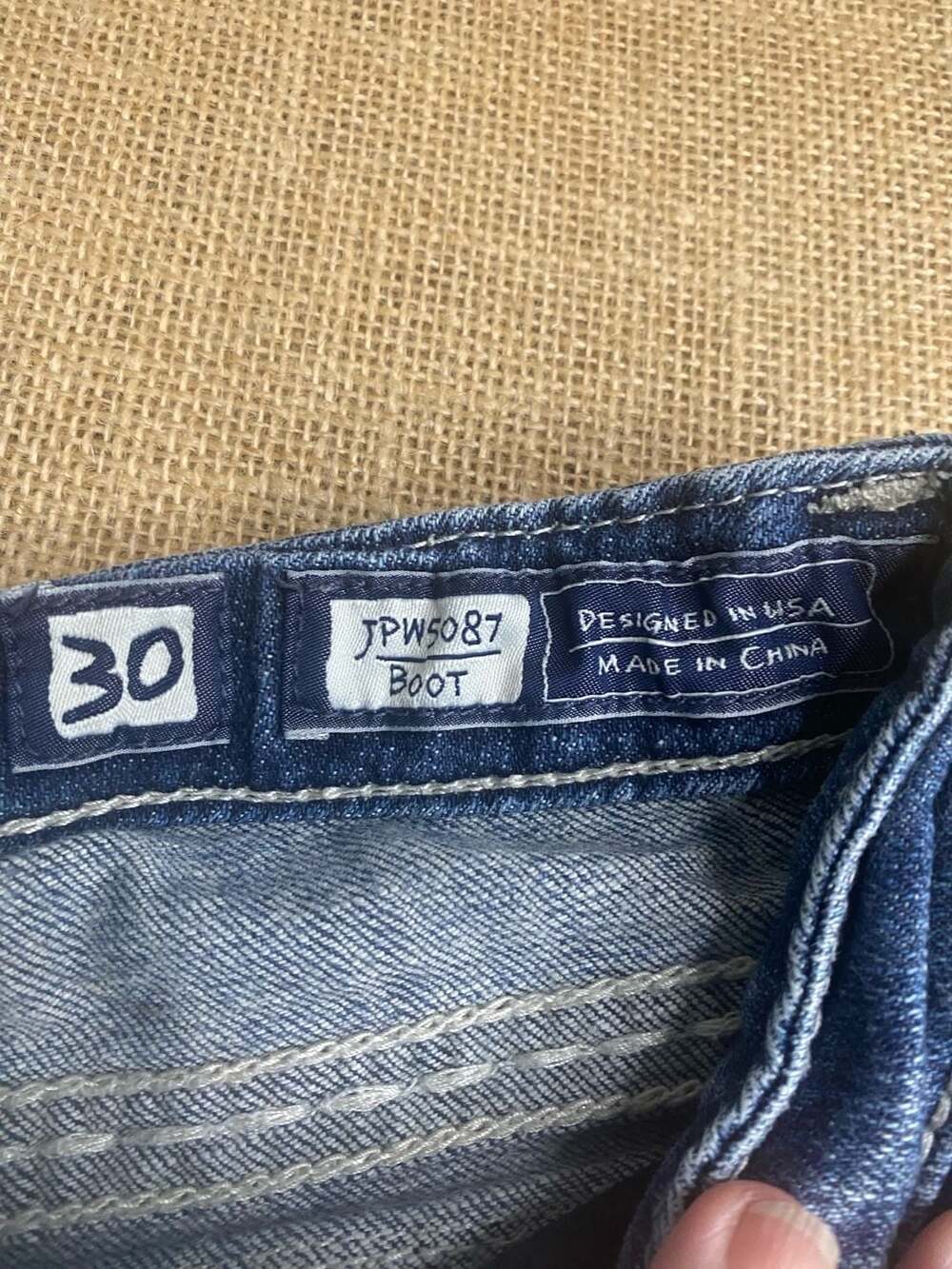 Miss Me Blue Bootcut Jeans - Picture 11 of 16